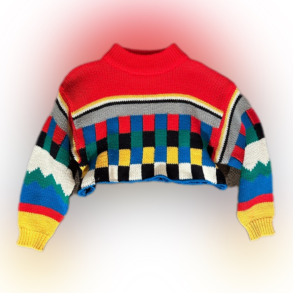 Rare Cropped Tomboy Sweater